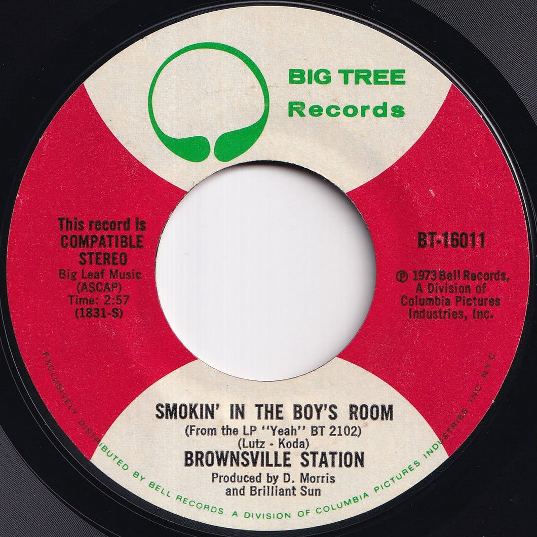 Brownsville Station - Smokin' In The Boy's Room / Barefootin' (7 inch Record / Used)