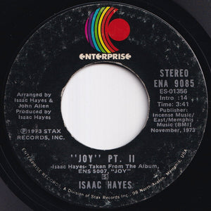 Isaac Hayes - Joy (Part 1) / (Part 2) (7 inch Record / Used)