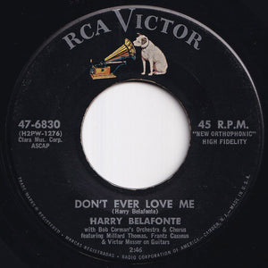 Harry Belafonte - Don't Ever Love Me / Mama Look At Bubu (7 inch Record / Used)