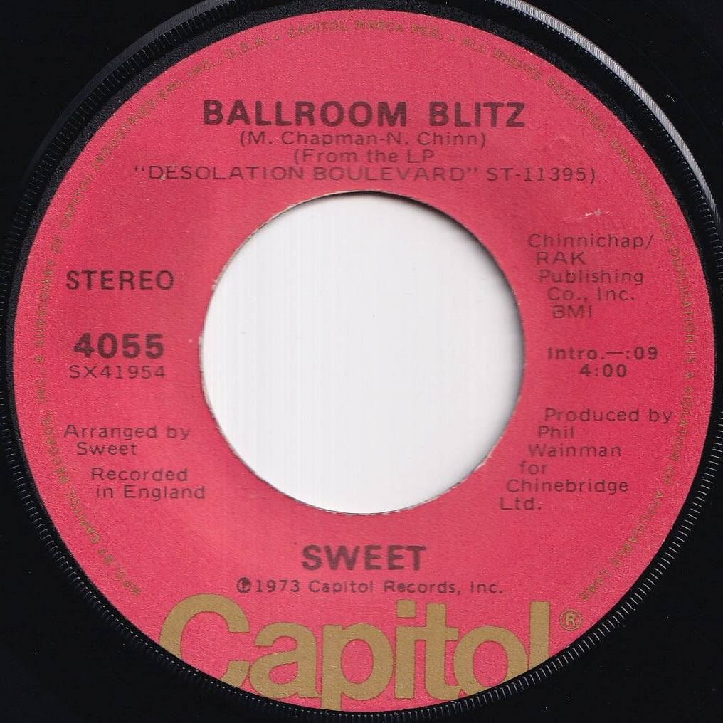 Sweet - Ballroom Blitz / Restless (7 inch Record / Used)