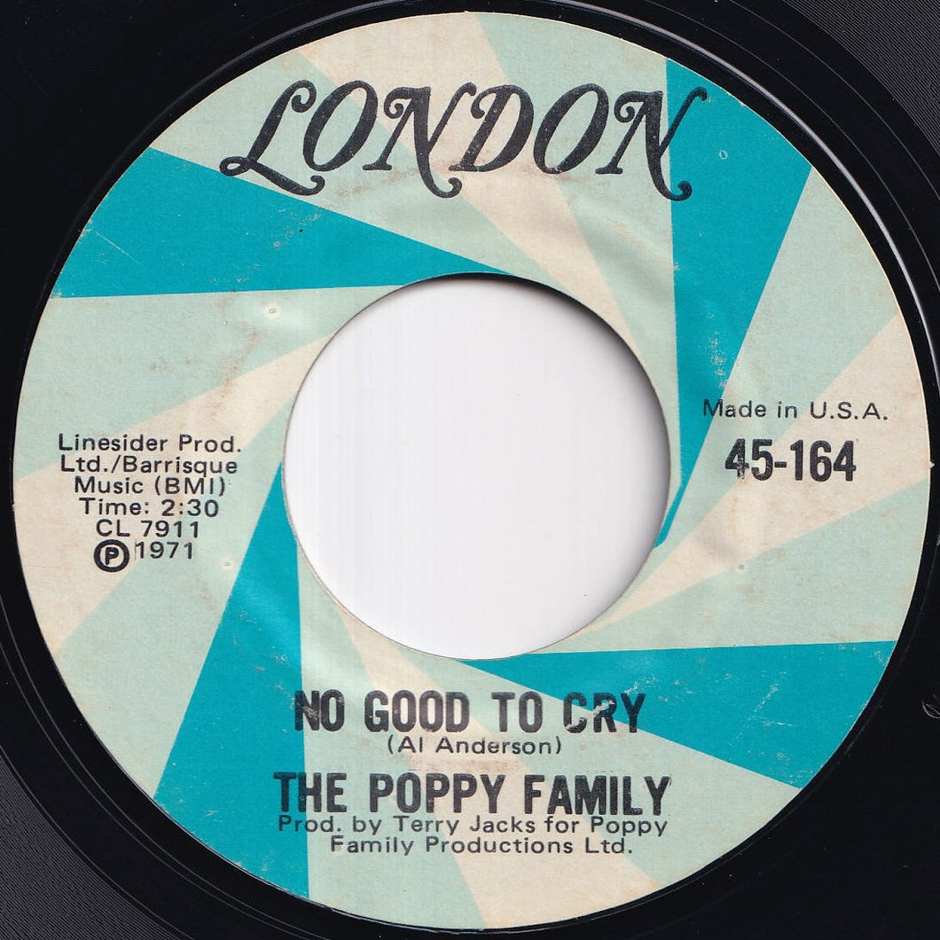 Poppy Family - No Good To Cry / I'll See You There (7 inch Record / Used)