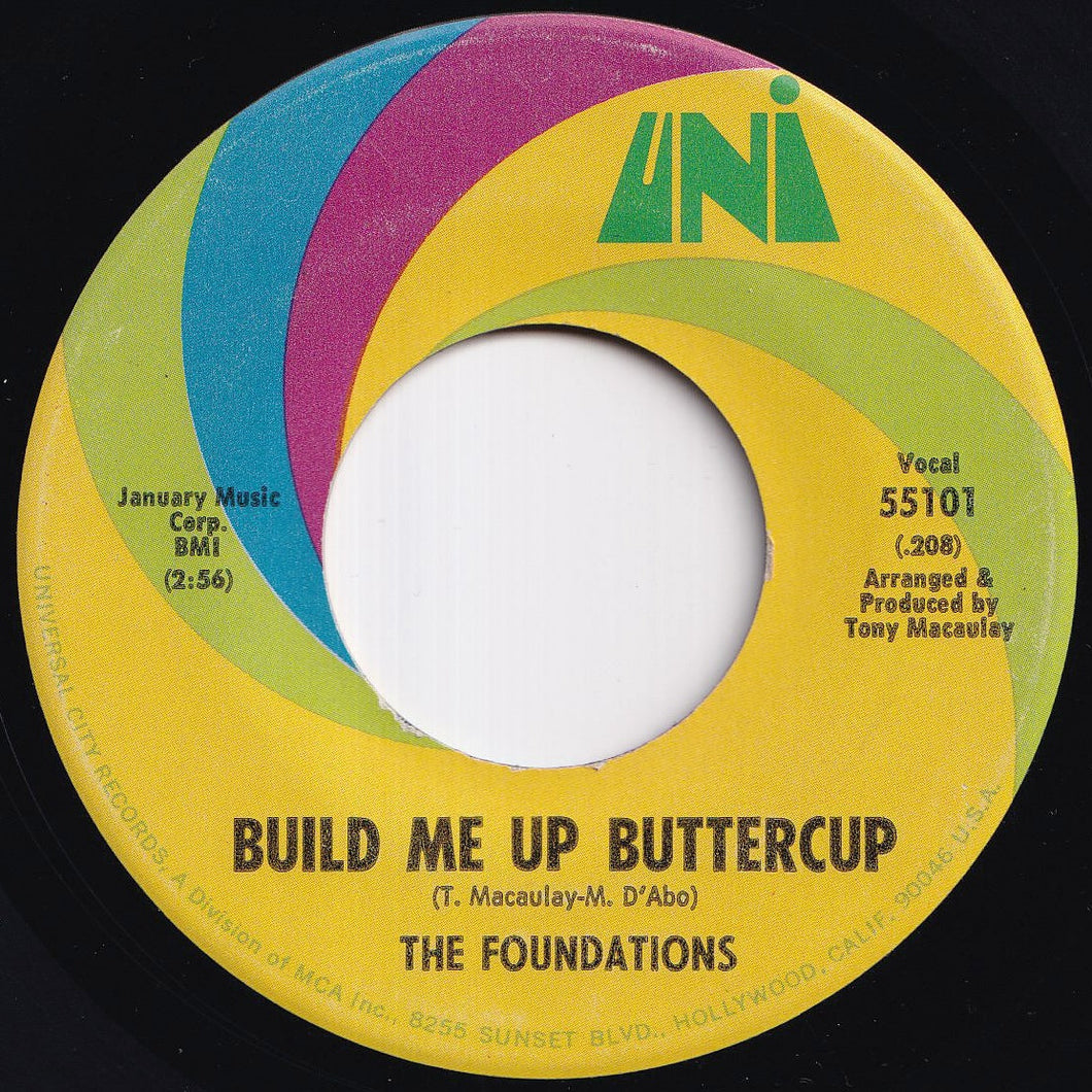 Foundations - Build Me Up Buttercup / New Direction (7 inch Record / Used)