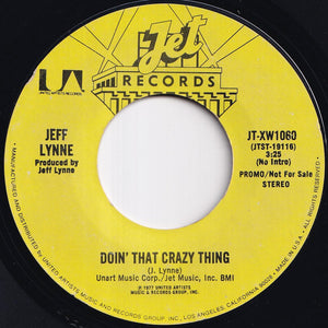 Jeff Lynne - Doin' That Crazy Thing (Stereo) / (Mono) (7 inch Record / Used)