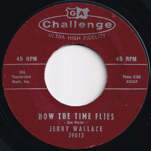 Jerry Wallace - How The Time Flies / With This Ring (7 inch Record / Used)