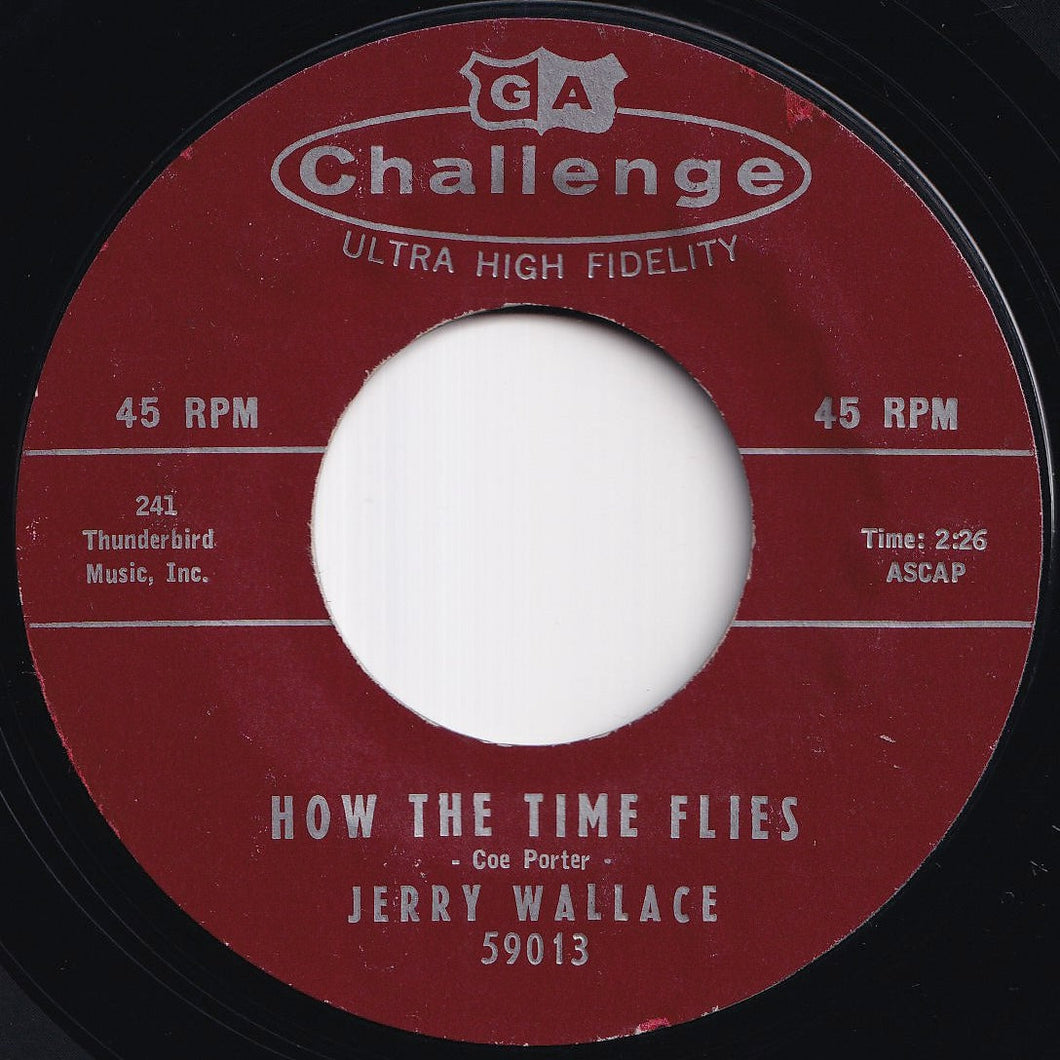 Jerry Wallace - How The Time Flies / With This Ring (7 inch Record / Used)