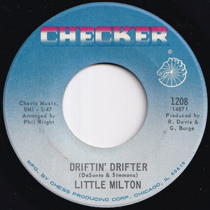 Little Milton - Let Me Down Easy / Driftin' Drifter (7 inch Record / Used)
