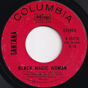 Santana - Black Magic Woman / Hope You're Feeling Better (7 inch Record / Used)