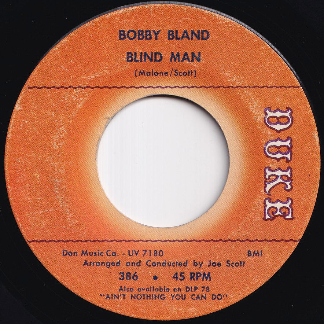 Bobby Bland - Blind Man / Black Night (7 inch Record / Used)