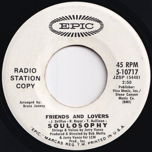 Soulosophy - Take Me To The Pilot / Friends And Lovers (7 inch Record / Used)