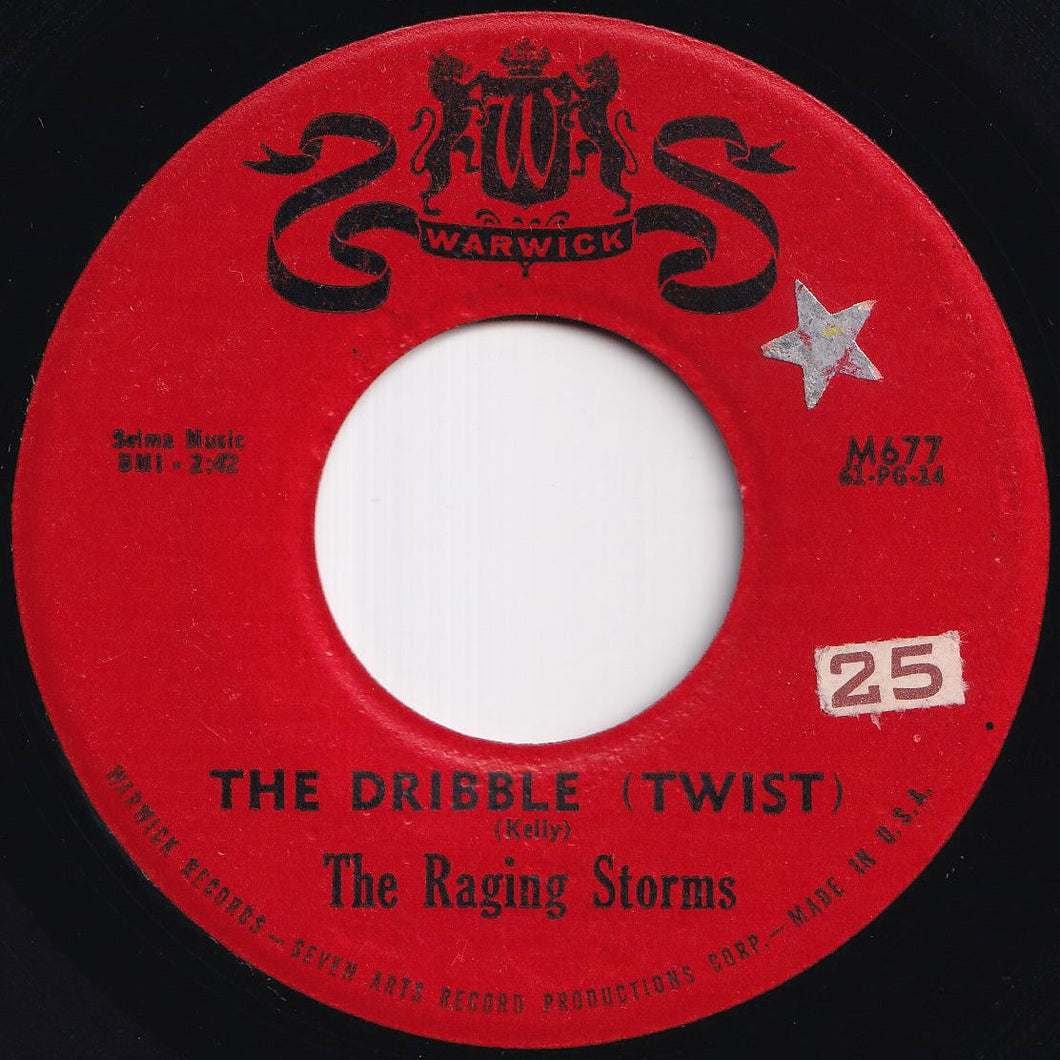 Raging Storms - The Dribble (Twist) / Hound Dog (7 inch Record / Used)