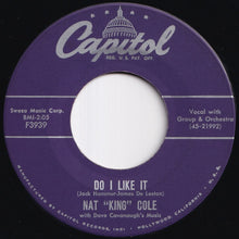 画像をギャラリービューアに読み込む, Nat King Cole - Looking Back / Do I Like It (7 inch Record / Used)
