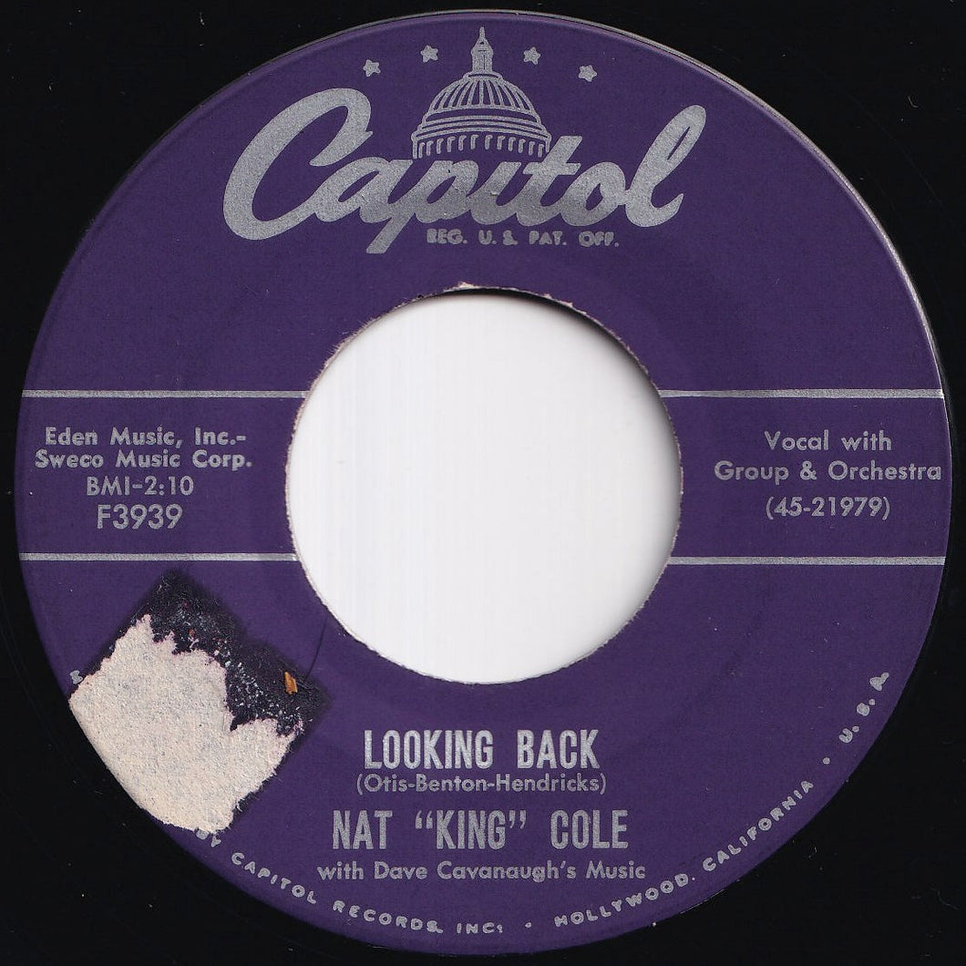 Nat King Cole - Looking Back / Do I Like It (7 inch Record / Used)