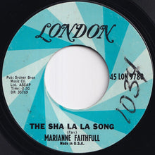 画像をギャラリービューアに読み込む, Marianne Faithfull - Summer Nights / The Sha La La Song (7 inch Record / Used)
