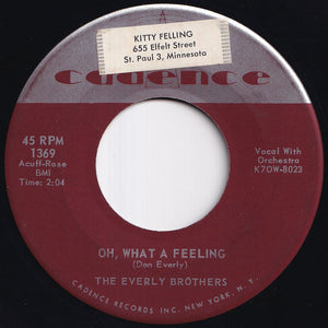 Everly Brothers - ('Til) I Kissed You / Oh, What A Feeling (7 inch Record / Used)