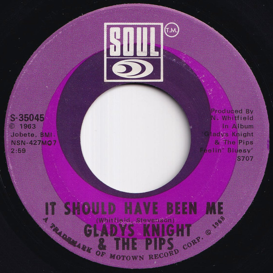 Gladys Knight & The Pips - It Should Have Been Me / You Don't Love Me No More (7 inch Record / Used)