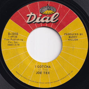 Joe Tex - I Gotcha / A Mother's Prayer (7 inch Record / Used)