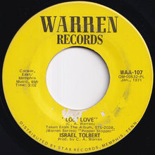画像をギャラリービューアに読み込む, Israel Popper Stopper Tolbert - Shake Your Big Hips / Lost Love (7 inch Record / Used)
