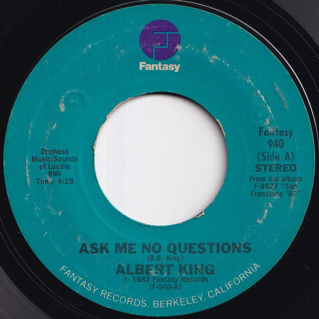 Albert King - Ask Me No Questions / Honey Bee (7 inch Record / Used)