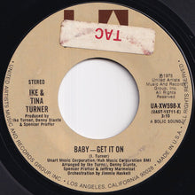 画像をギャラリービューアに読み込む, Ike &amp; Tina Turner - Baby - Get It On / (Disco Version) (7 inch Record / Used)
