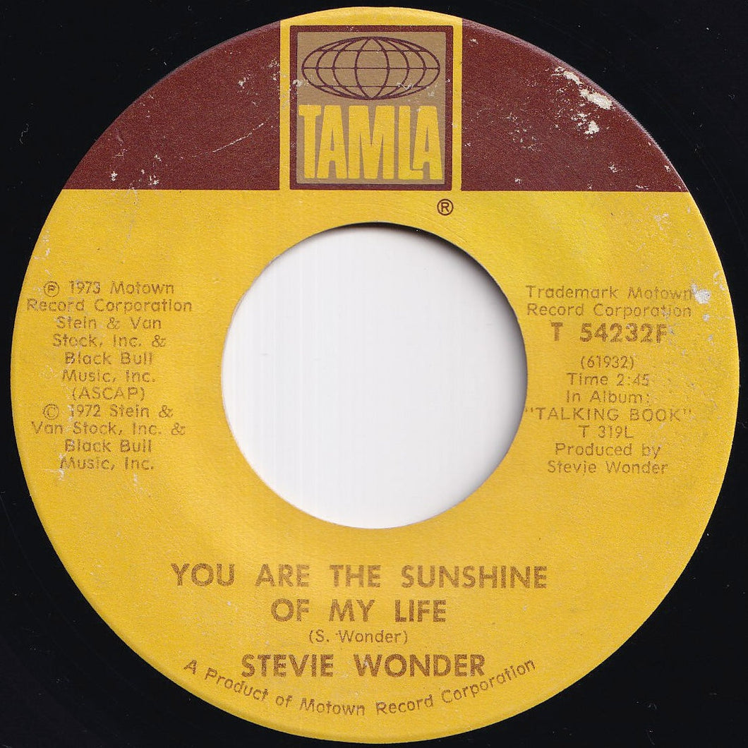 Stevie Wonder - You Are The Sunshine Of My Life / Tuesday Heartbreak (7 inch Record / Used)