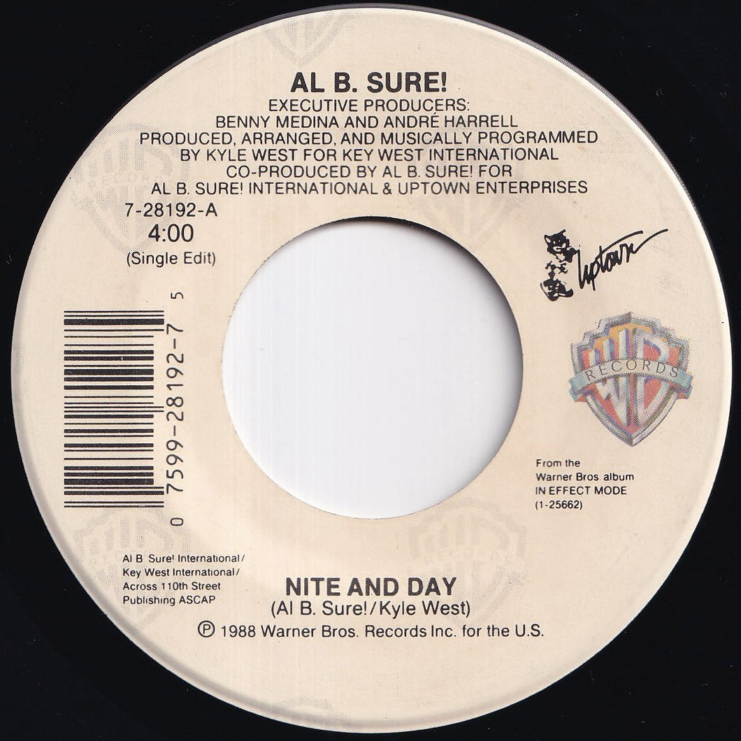 Al B. Sure! - Nite And Day (Single Edit) / Nuit Et Jour (Single Edit) (7 inch Record / Used)