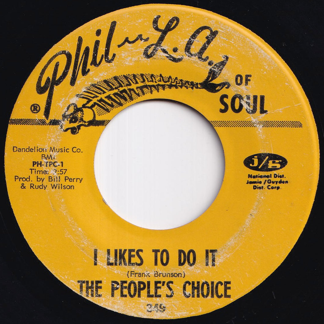 People's Choice - I Likes To Do It / Big Ladies Man (7 inch Record / Used)