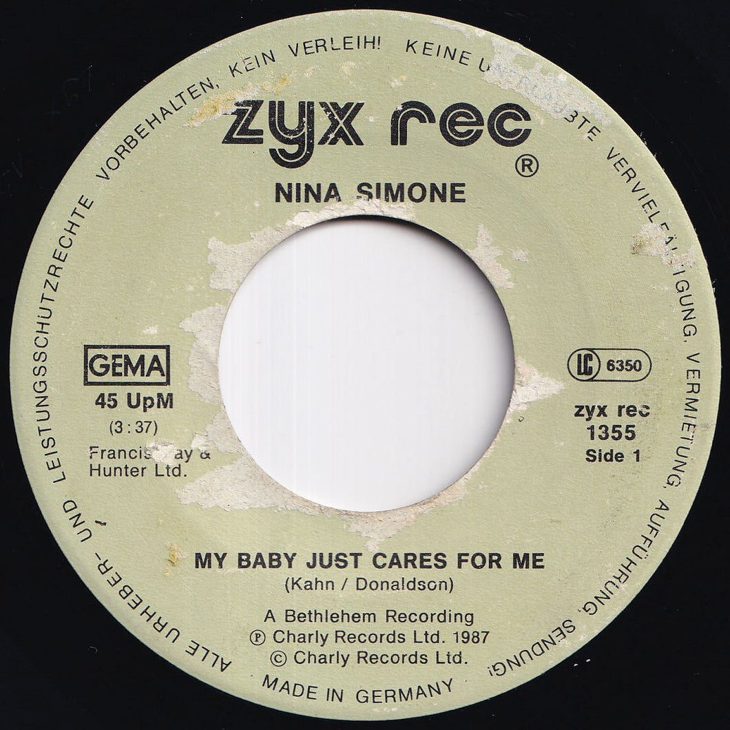 Nina Simone - My Baby Just Cares For Me / Love Me Or Leave Me (7 inch Record / Used)