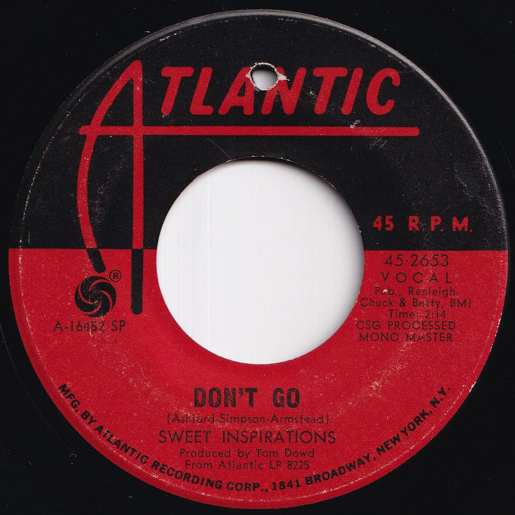 Sweet Inspirations - Don't Go / Chained (7 inch Record / Used)