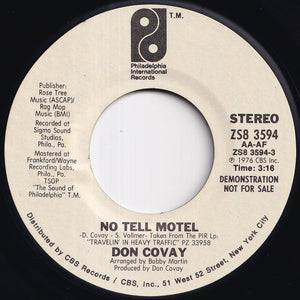 Don Covay - No Tell Motel (Stereo) / (Mono) (7 inch Record / Used)