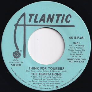 Temptations - Think For Yourself (Stereo) / (Mono) (7 inch Record / Used)