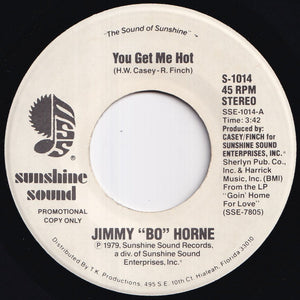Jimmy Bo Horne - You Get Me Hot / You Get Me Hot (7 inch Record / Used)