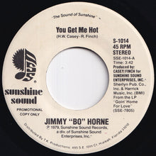 Load image into Gallery viewer, Jimmy Bo Horne - You Get Me Hot / You Get Me Hot (7 inch Record / Used)
