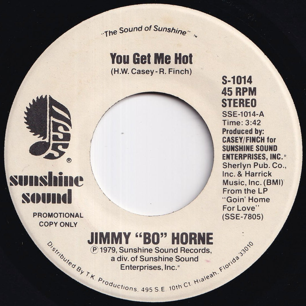 Jimmy Bo Horne - You Get Me Hot / You Get Me Hot (7 inch Record / Used)