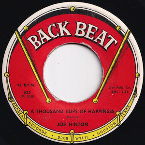 Joe Hinton - A Thousand Cups Of Happiness / If You Love Me (7 inch Record / Used)
