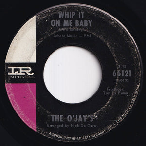 O'Jays - I've Cried My Last Tear / Whip It On Me Baby (7 inch Record / Used)