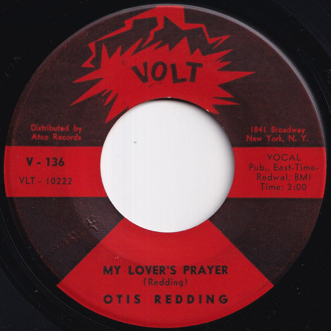 Otis Redding - My Lover's Prayer / Don't Mess With Cupid (7 inch Record / Used)