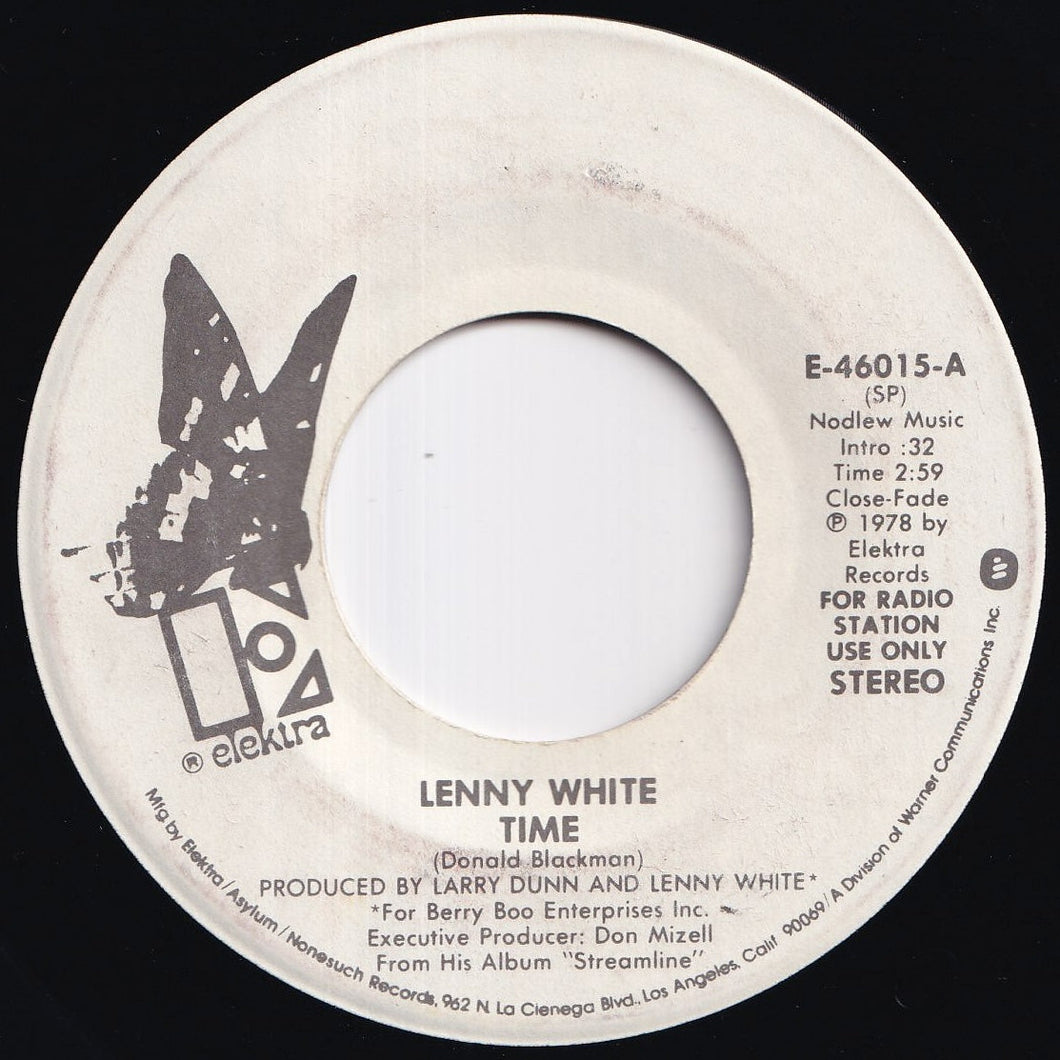 Lenny White - Time (Stereo) / (Mono) (7 inch Record / Used)