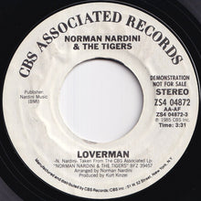 Load image into Gallery viewer, Norman Nardini And The Tigers - Loverman / Loverman (7 inch Record / Used)
