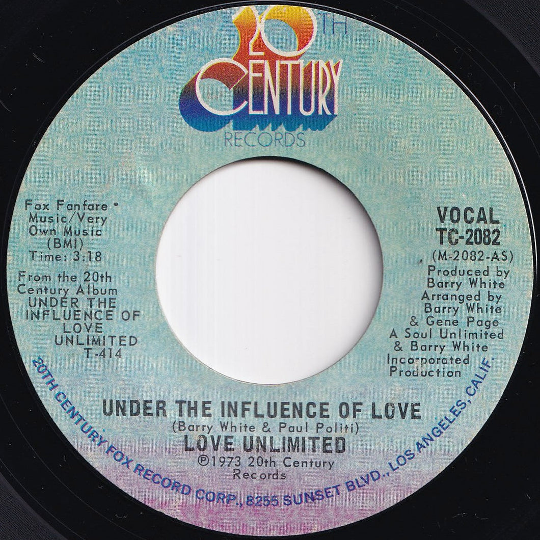 Love Unlimited - Under The Influence Of Love / (Instrumental) (7 inch Record / Used)