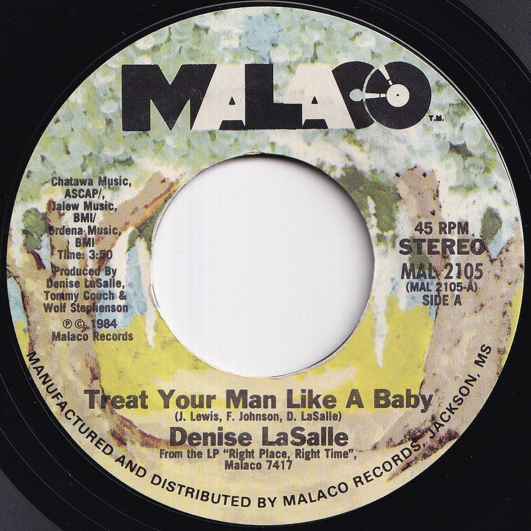 Denise LaSalle - Treat Your Man Like A Baby / Come To Bed (7 inch Record / Used)