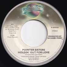 Load image into Gallery viewer, Pointer Sisters - Slow Hand / Holdin&#39; Out For Love (7 inch Record / Used)
