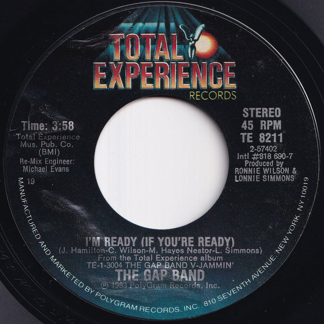 Gap Band - I'm Ready (If You're Ready) / Shake A Leg (Dub Version) (7 inch Record / Used)