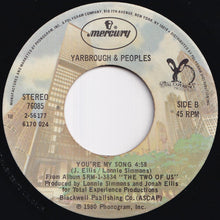 Load image into Gallery viewer, Yarbrough &amp; Peoples - Don&#39;t Stop The Music / You&#39;re My Song (7 inch Record / Used)
