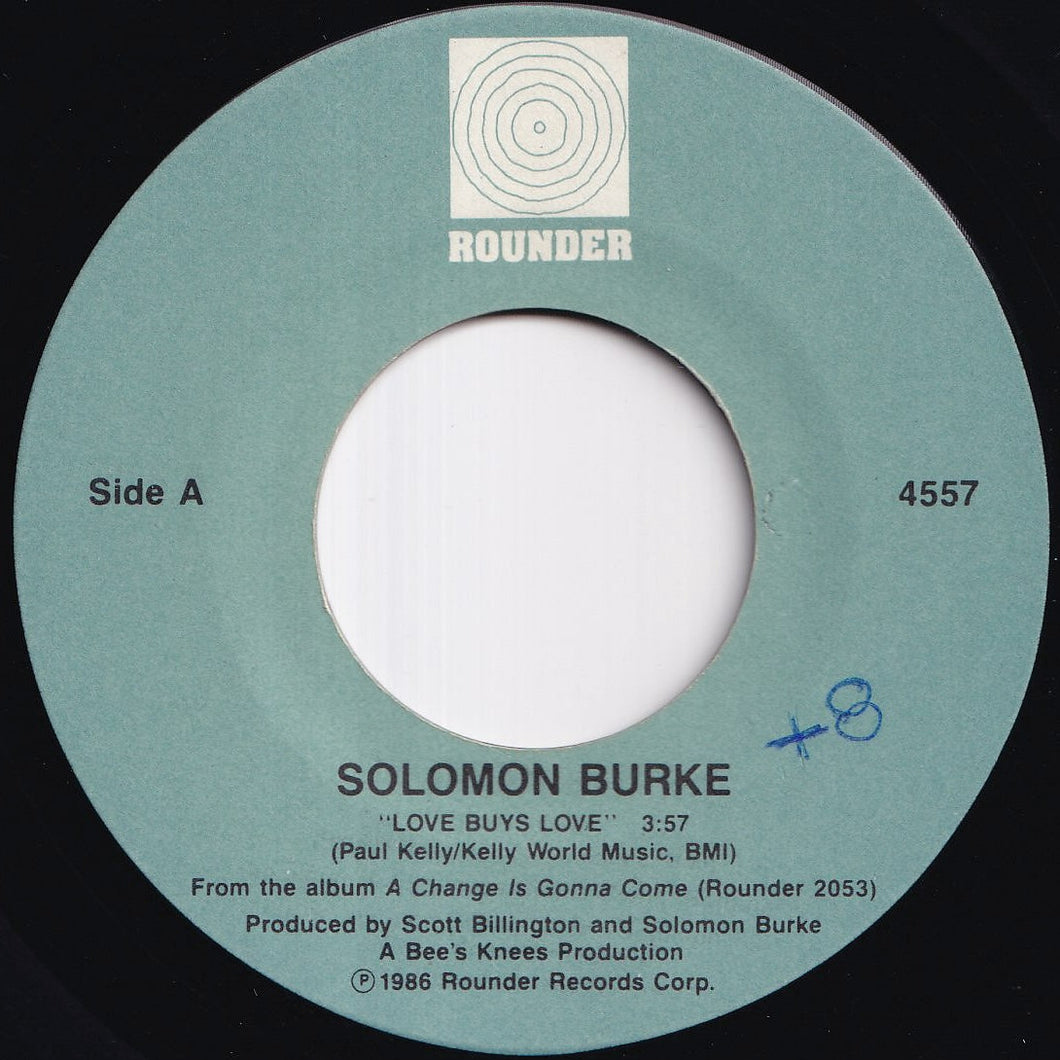 Solomon Burke - Love Buys Love / Don't Tell Me What A Man Won't Do For A Woman (7 inch Record / Used)
