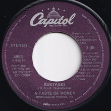 画像をギャラリービューアに読み込む, A Taste Of Honey - Sukiyaki / Don&#39;t You Lead Me On (7 inch Record / Used)
