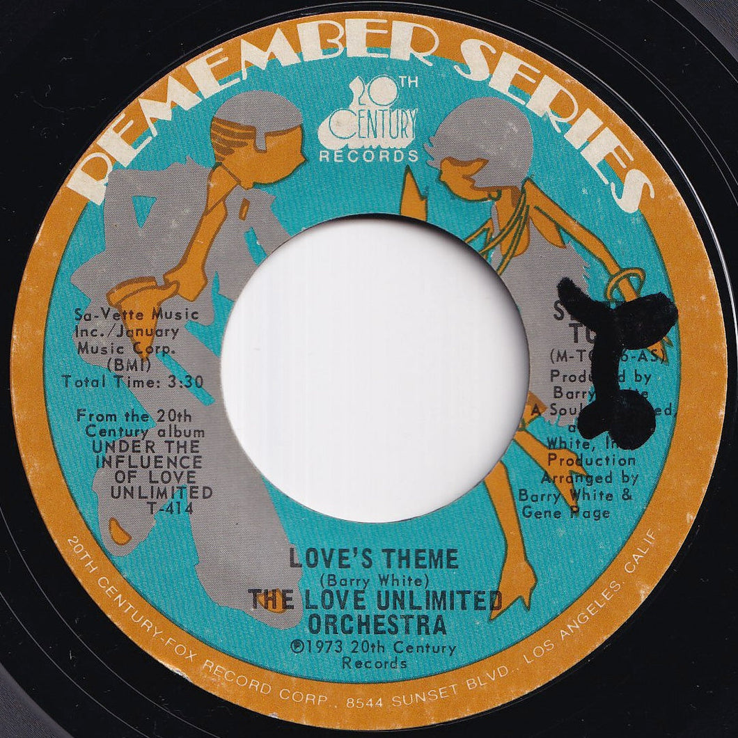 Love Unlimited Orchestra - Love's Theme / Satin Soul (7 inch Record / Used)