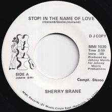 画像をギャラリービューアに読み込む, Sherry Brane - Stop! In The Name Of Love / Stop! In The Name Of Love (7 inch Record / Used)
