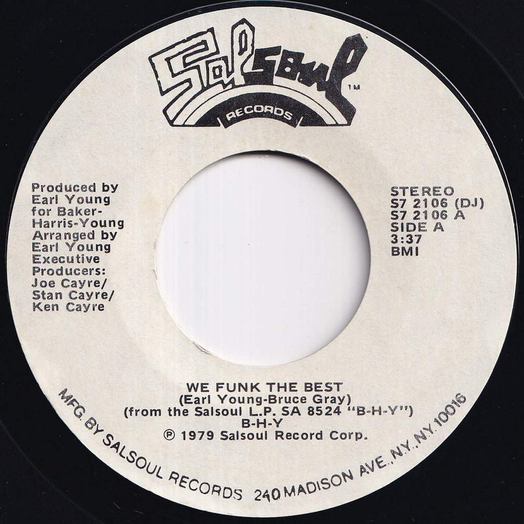 B-H-Y - We Funk The Best (Stereo) / (Mono) (7 inch Record / Used)