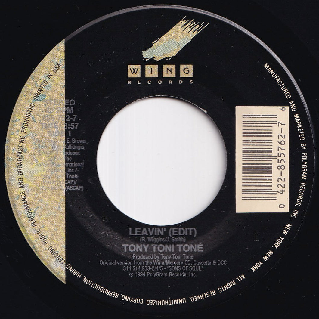 Tony! Toni! Tone! - Leavin' (Edit) / Leavin' (7 inch Record / Used)