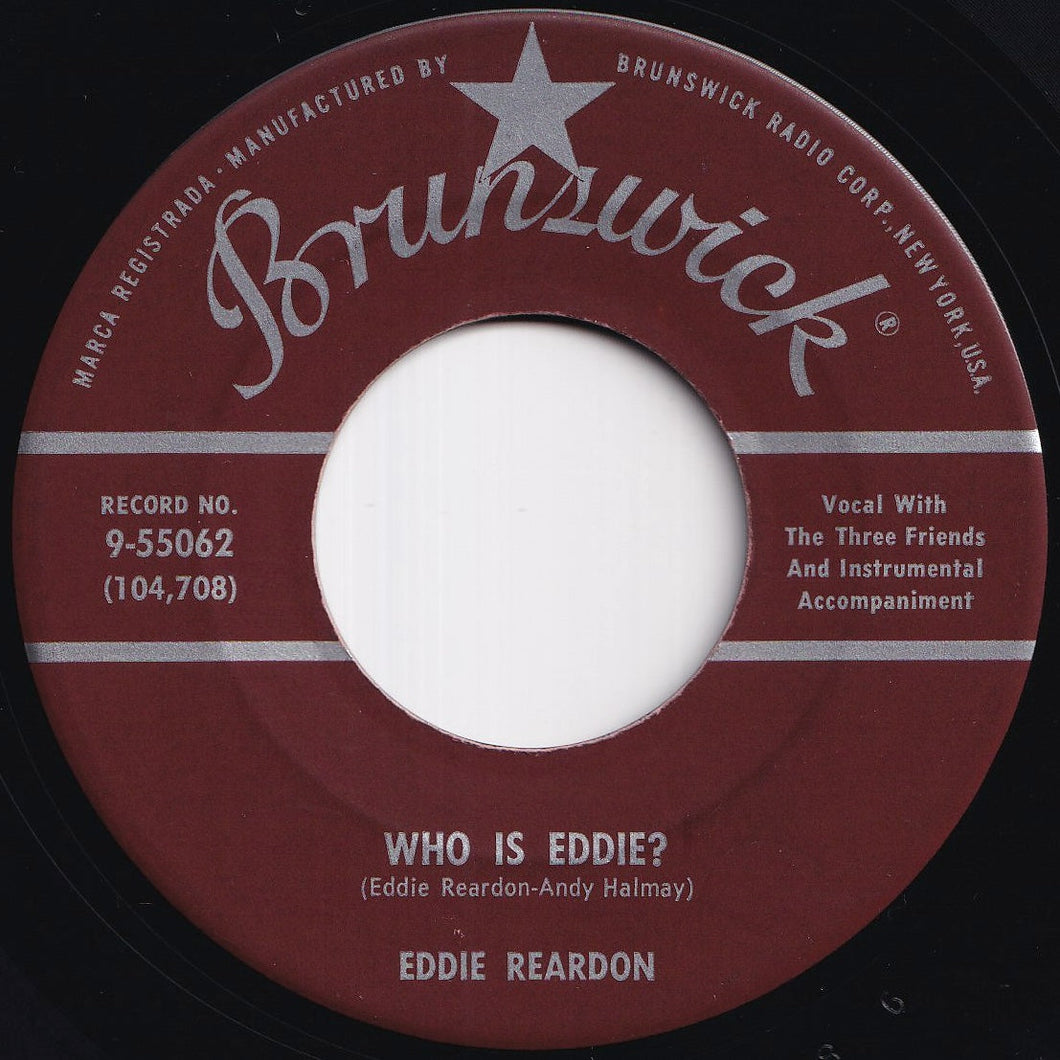 Eddie Reardon - Who Is Eddie ? / Just Tryin' (7 inch Record / Used)